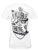 Herren Shirt Trouble (wei)