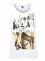 Herren Top Champagne Life (wei)